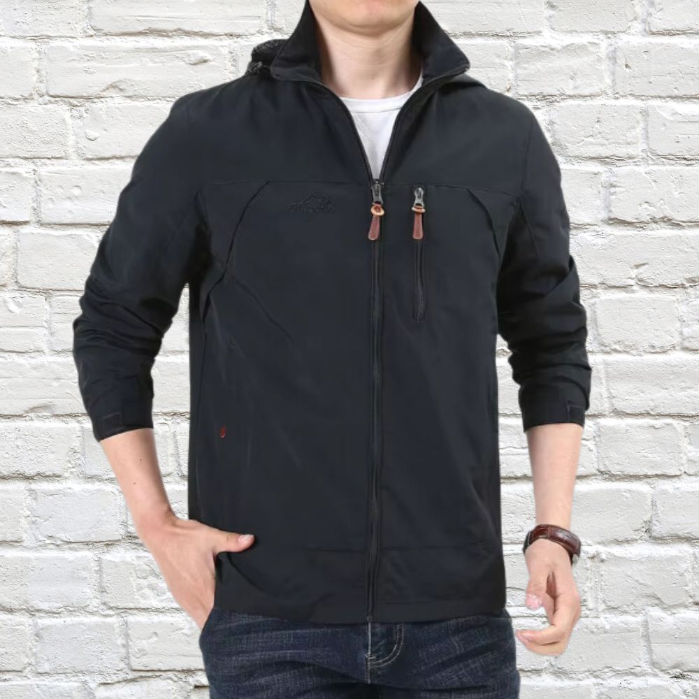 Image of Dave | Men's Hooded Full Zip Jacket