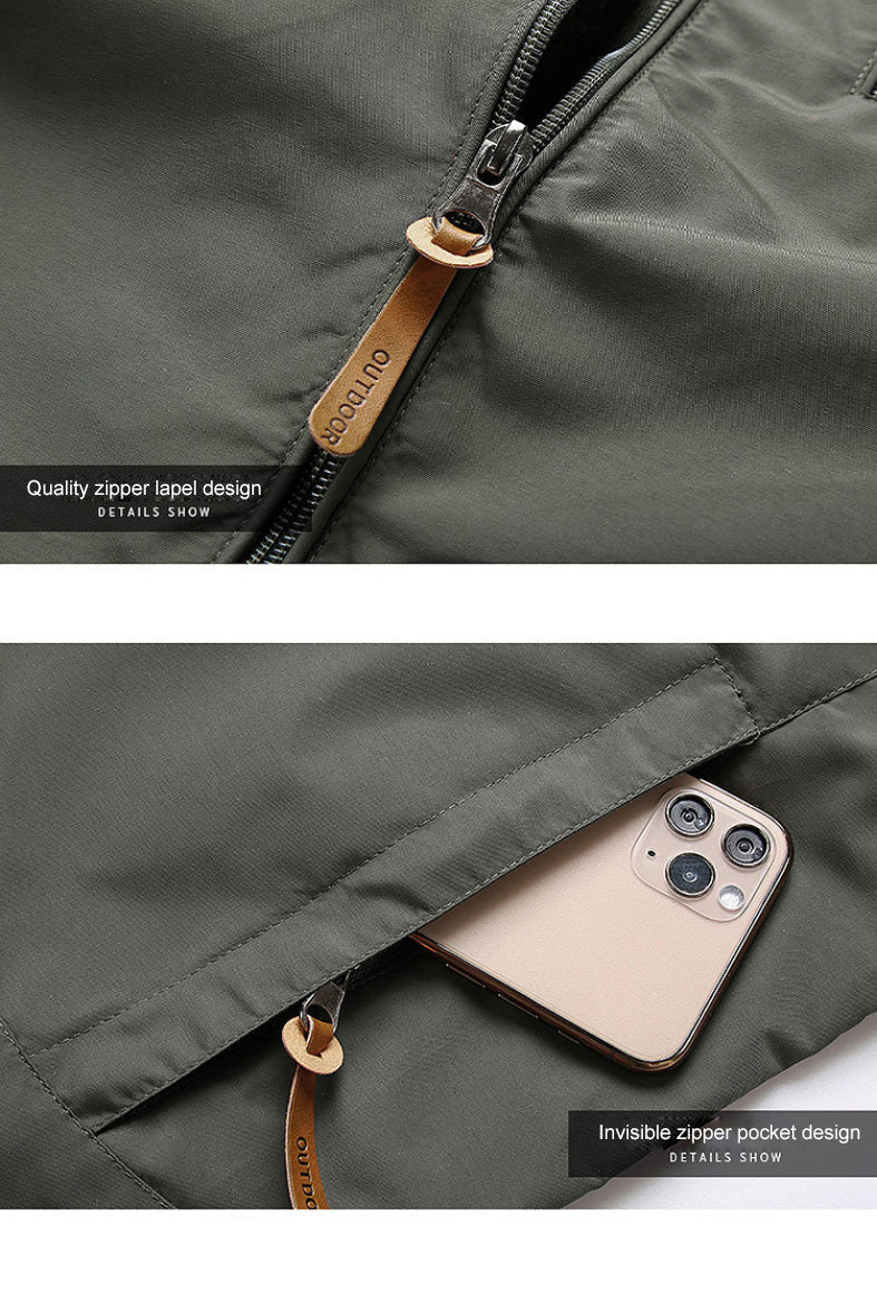 Image of Dave | Men's Hooded Full Zip Jacket