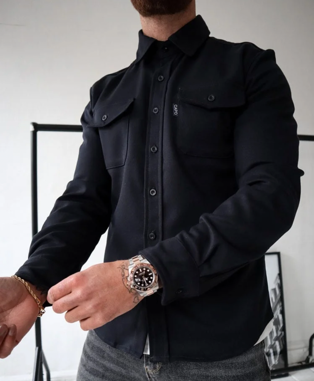 Image of Davin | Men's Button-Down Casual Shirt