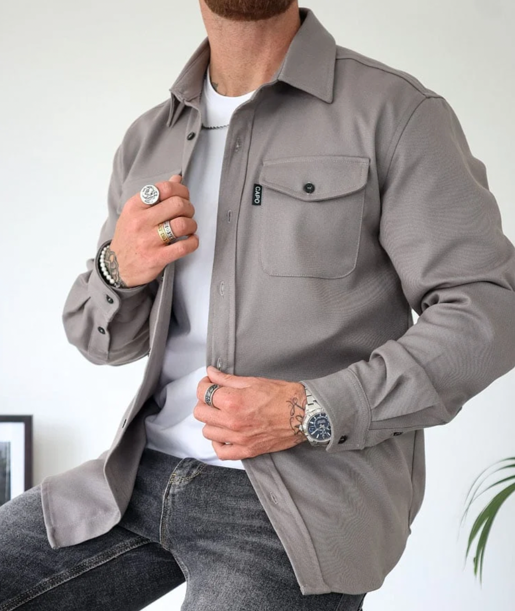 Image of Davin | Men's Button-Down Casual Shirt