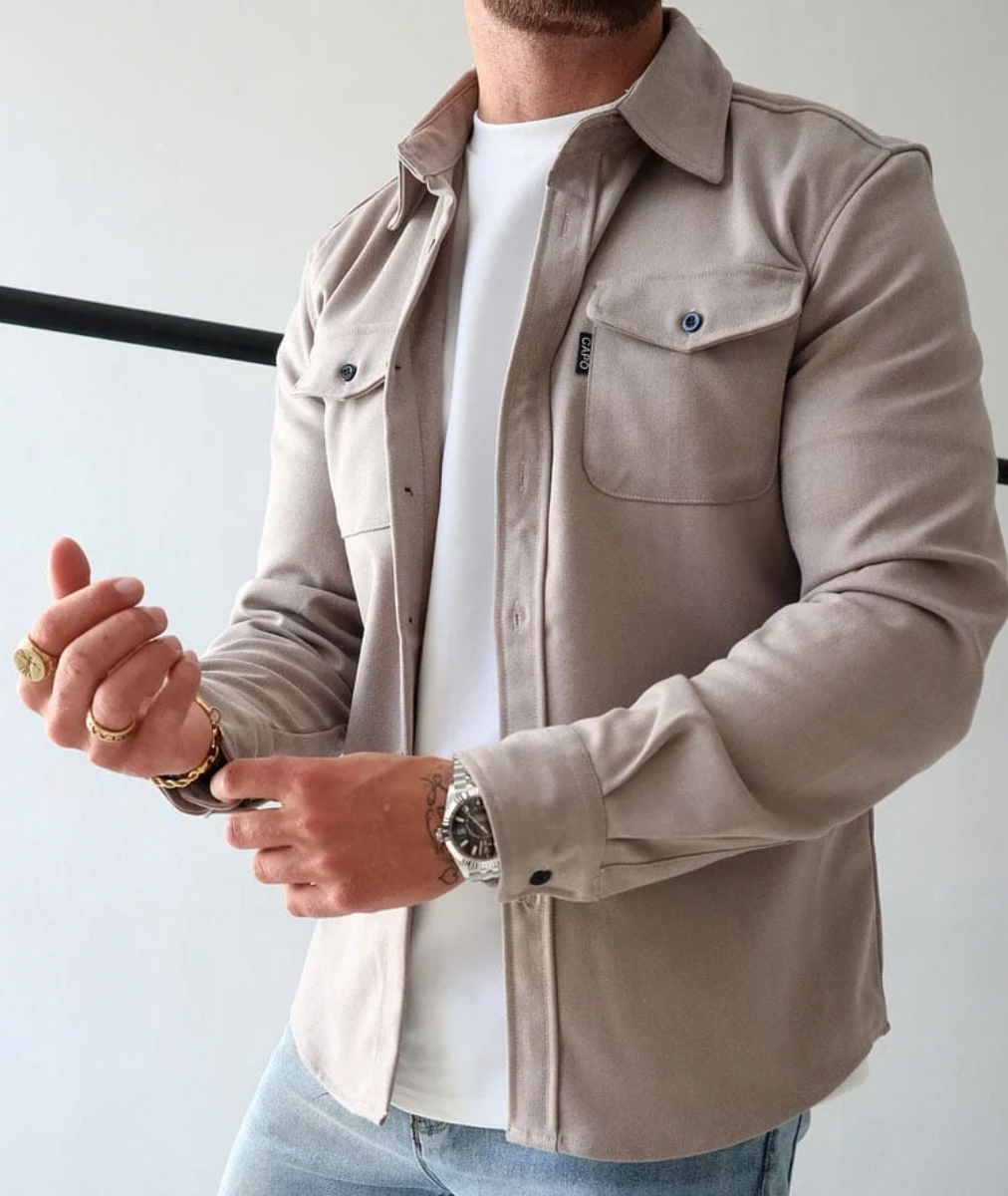 Image of Davin | Men's Button-Down Casual Shirt