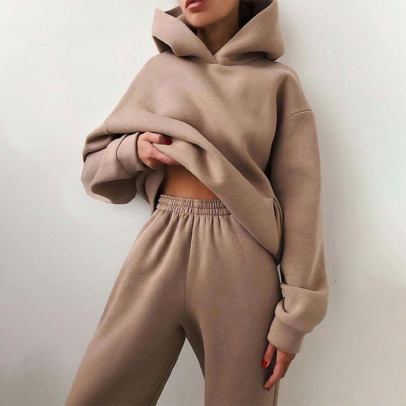 Image of Deanna | Women's Relaxed Fit Hoodie Sweatpants Set