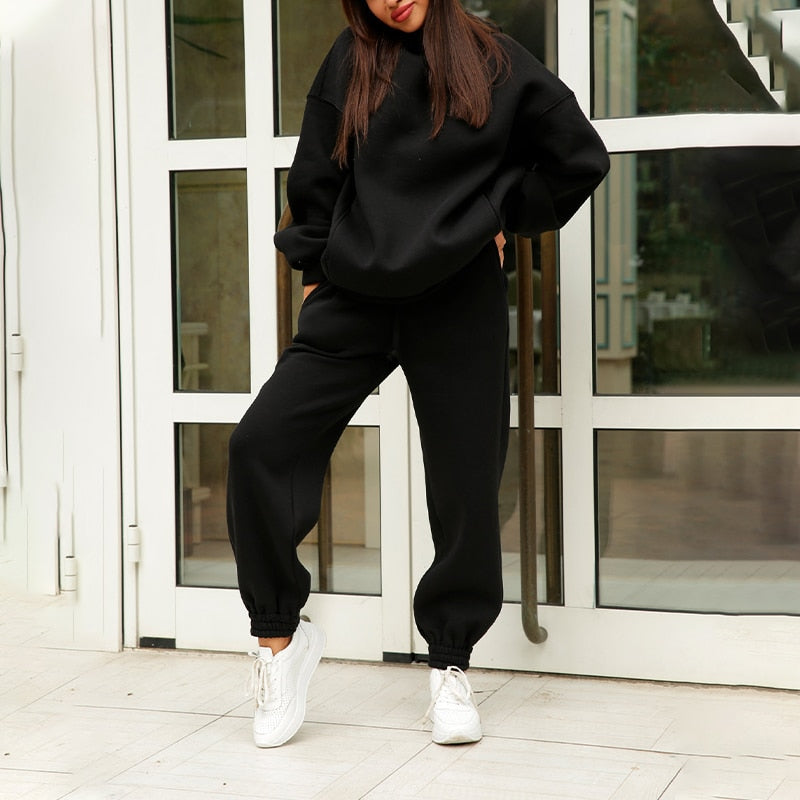 Image of Deanna | Women's Relaxed Fit Hoodie Sweatpants Set