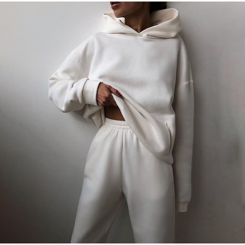 Image of Deanna | Women's Relaxed Fit Hoodie Sweatpants Set