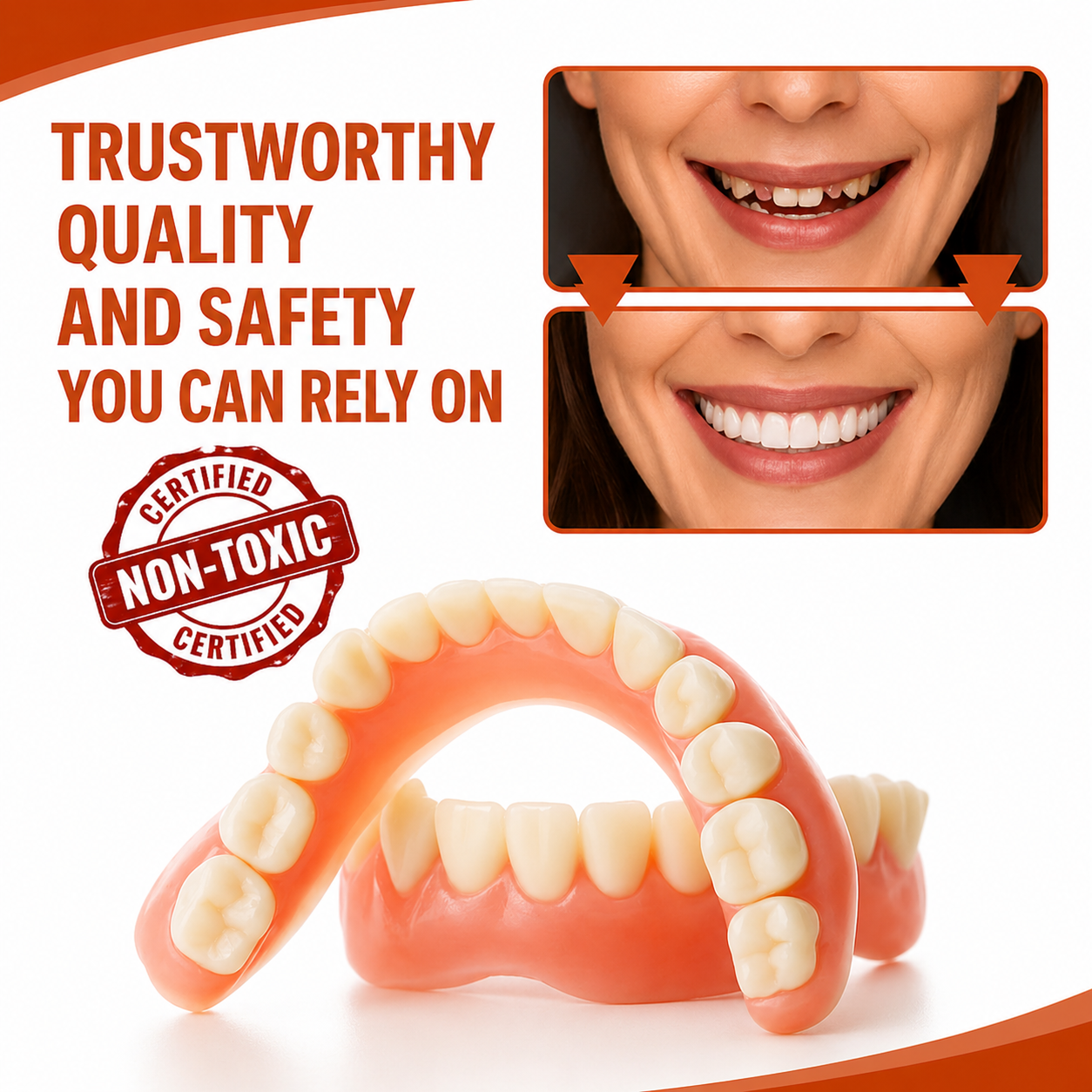 Dental Care | Tooth Repair Kit | Customized Silicone | SiliconeAdjust