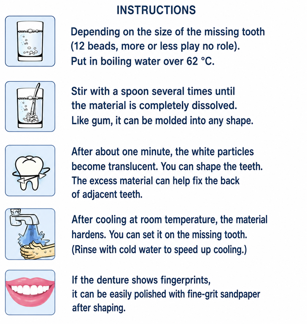 Dental Care | Tooth Repair Kit | Instant Filling of Tooth Gaps | ToothPerfect