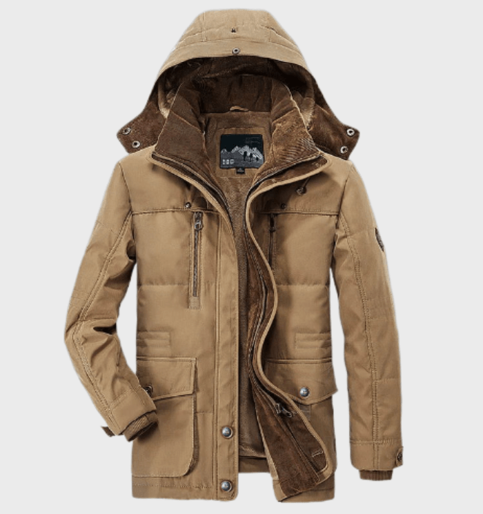 Image of Derrick | Men's Hooded Winter Jacket