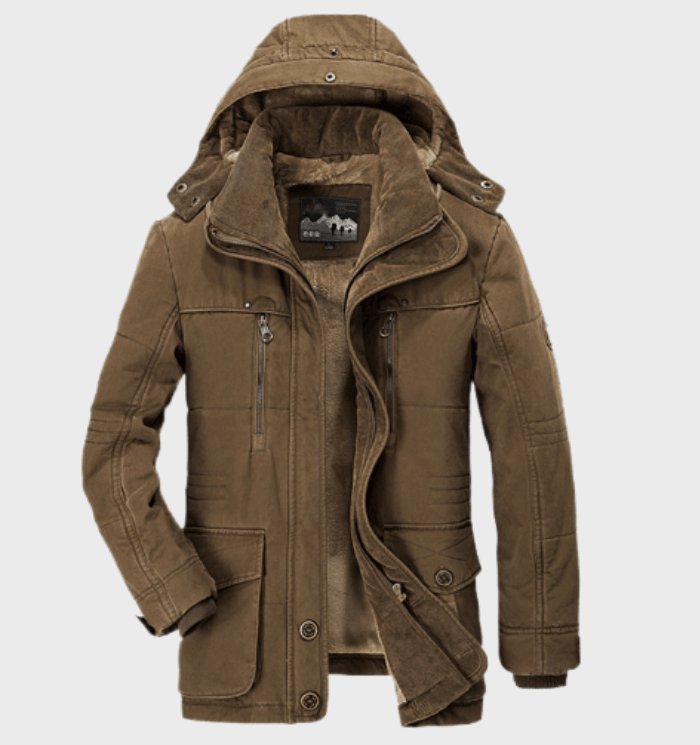 Image of Derrick | Men's Hooded Winter Jacket