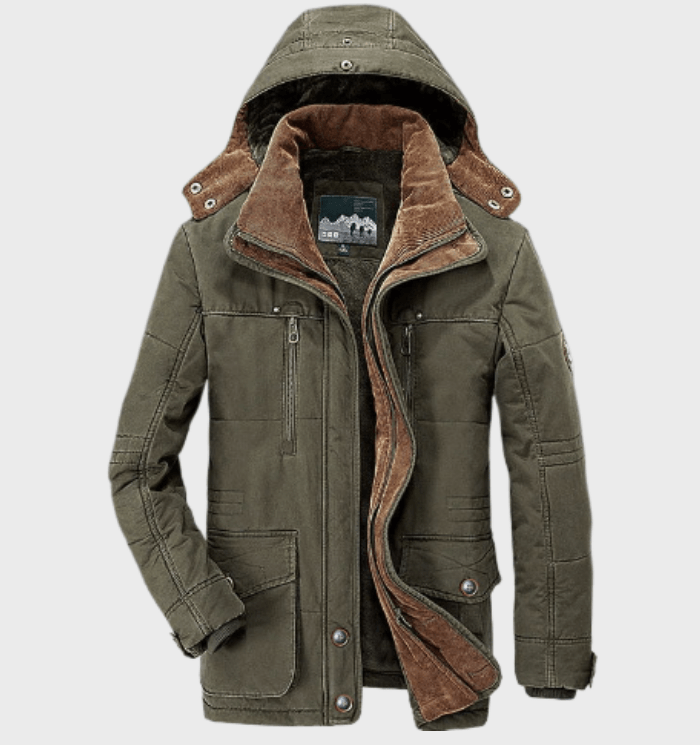 Image of Derrick | Men's Hooded Winter Jacket