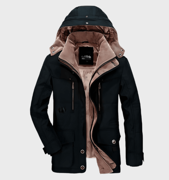 Image of Derrick | Men's Hooded Winter Jacket
