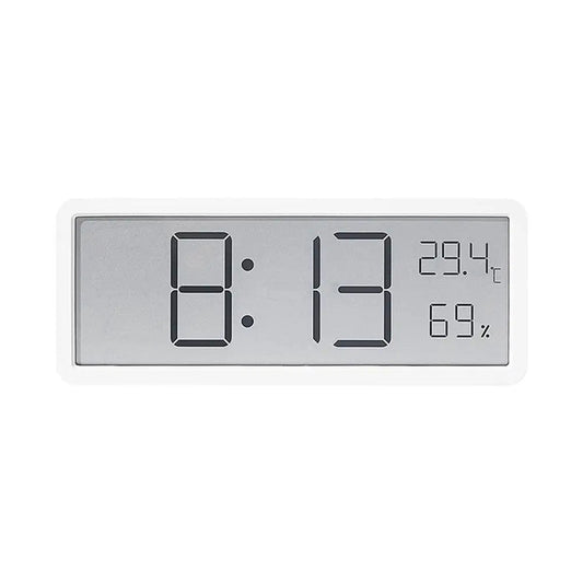 Digital Wall Clock with Display – Modern Wall Clock for Living Room, Shows Temperature and Date, Minimalist Design