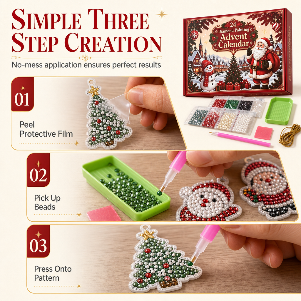 DIY Christmas Ornament Advent Calendar 2026 – 24 Days
