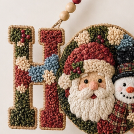 DIY Hanging Christmas Sign Craft Kit