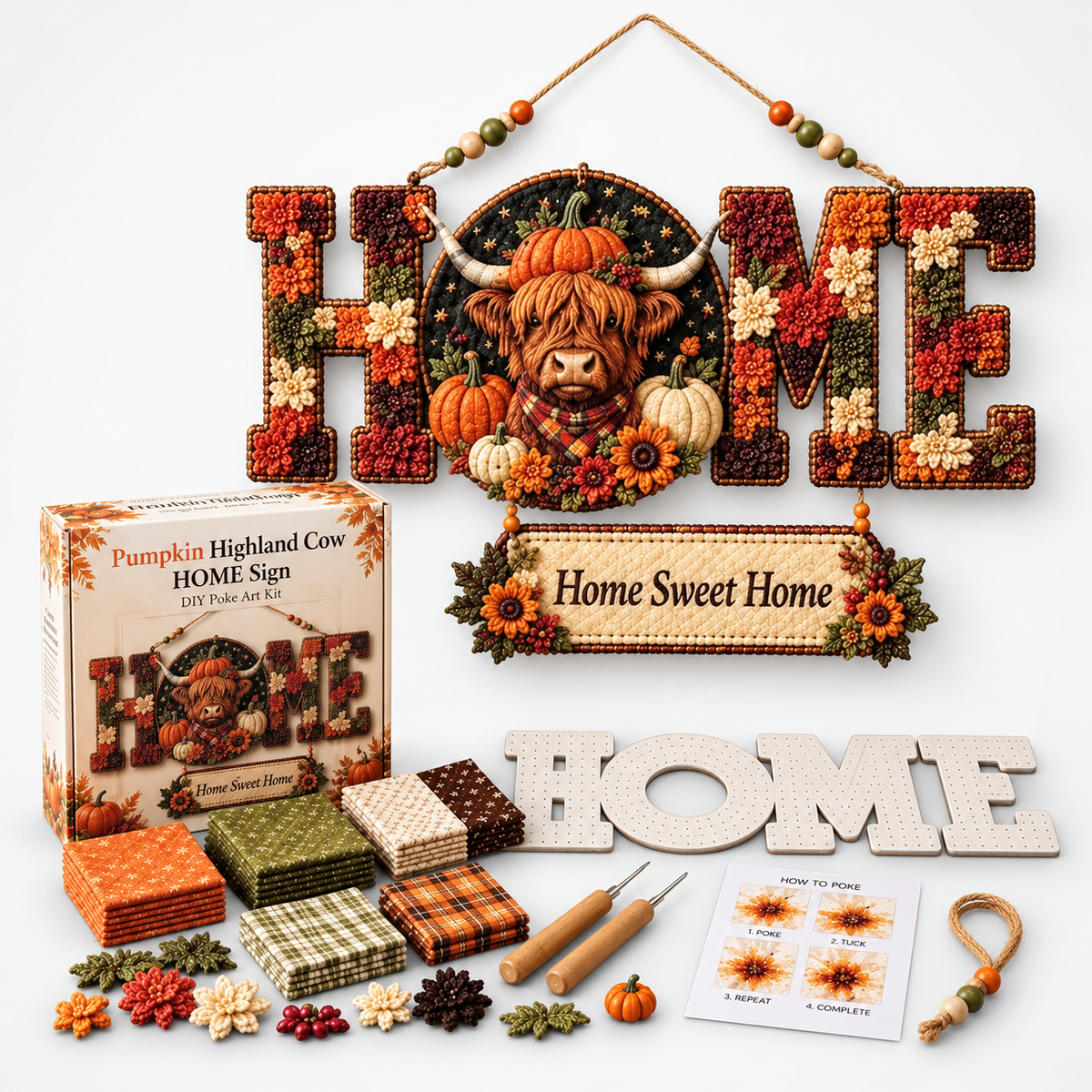 DIY Hanging Christmas Sign Craft Kit