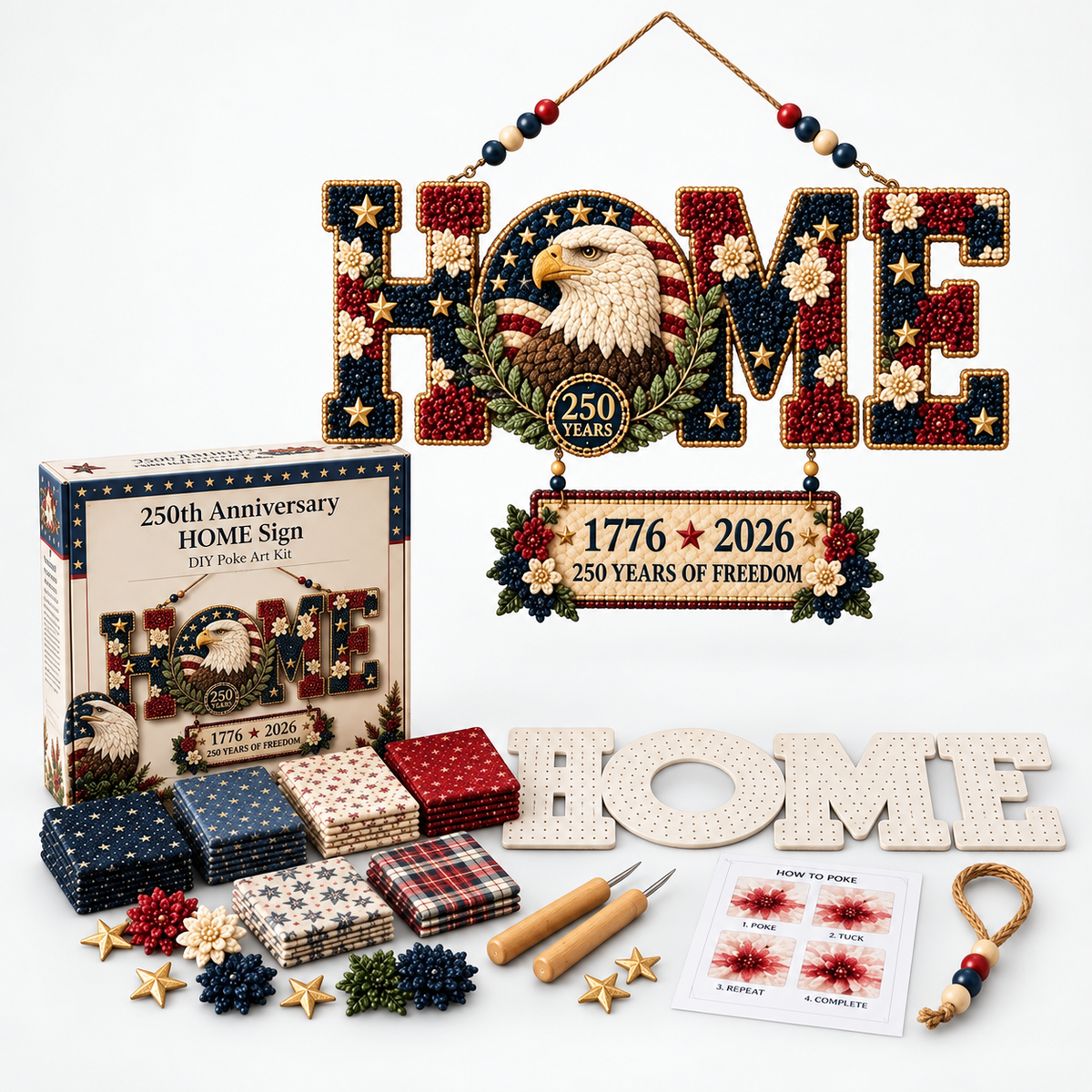 DIY Hanging Christmas Sign Craft Kit