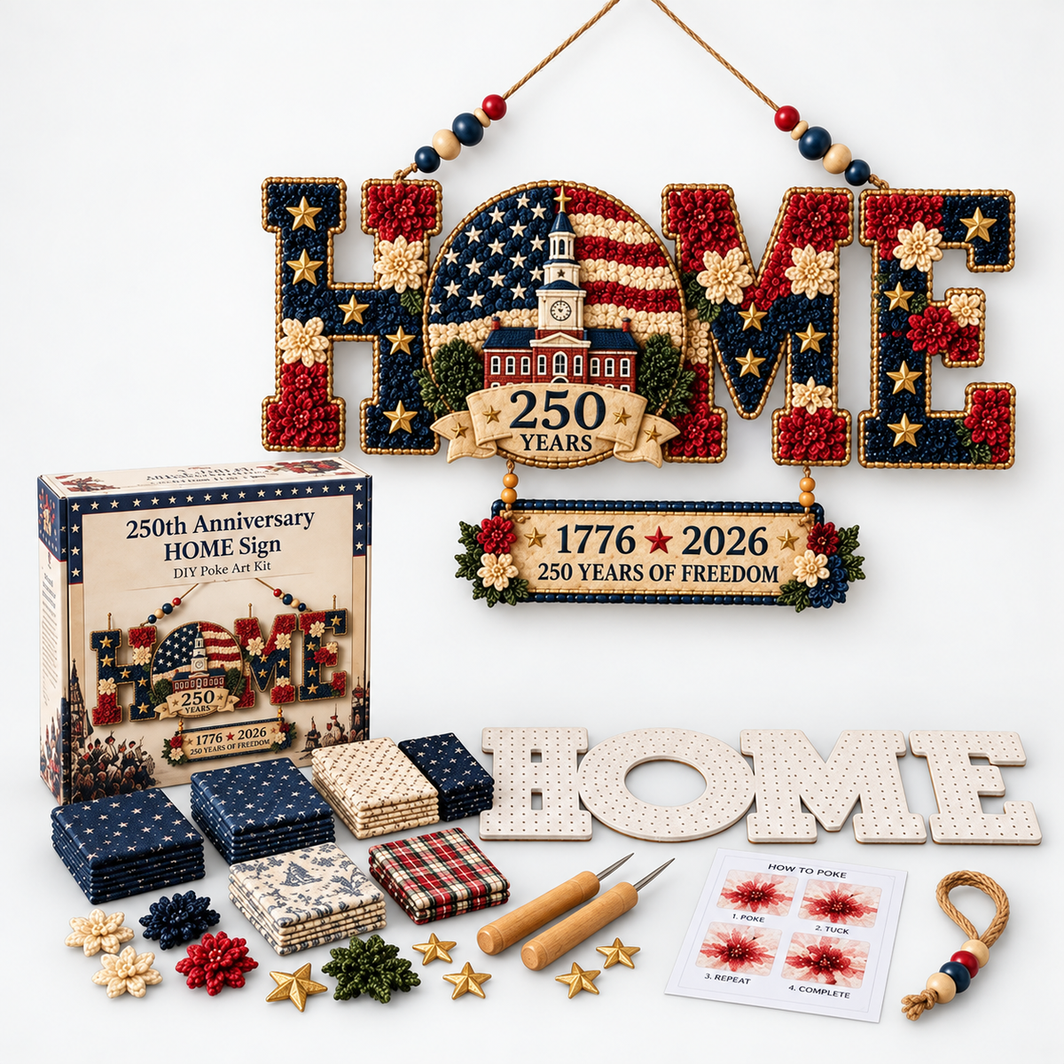 DIY Hanging Christmas Sign Craft Kit