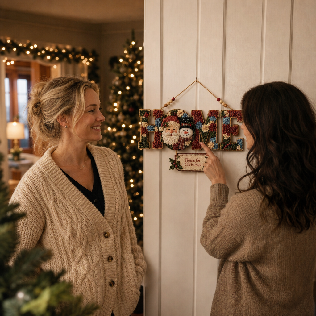 DIY Hanging Christmas Sign Craft Kit