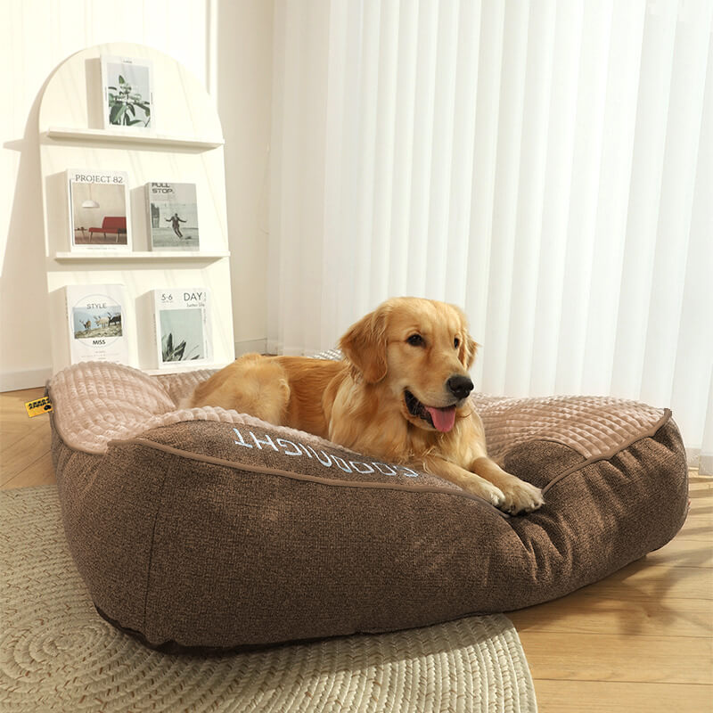 Dog Bed | Large and Scratch-Resistant Dog Cushion with Orthopedic Support