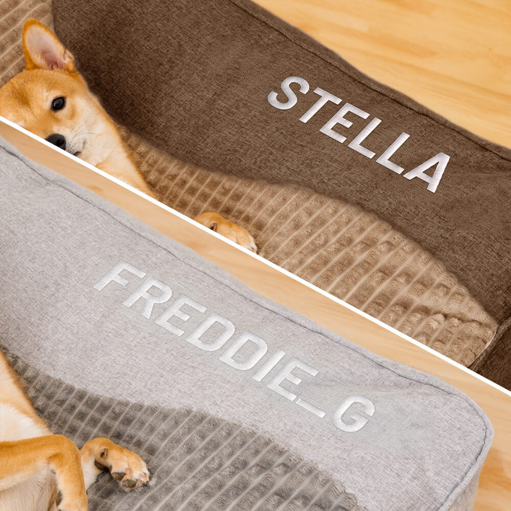 Dog Bed | Large and Scratch-Resistant Dog Cushion with Orthopedic Support