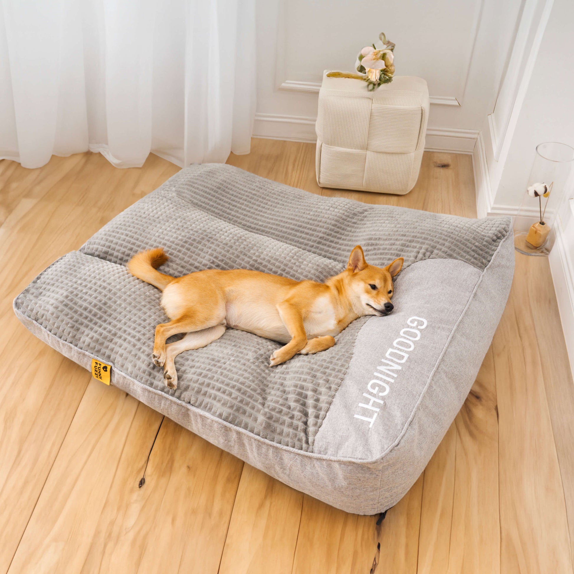 Dog Bed | Large and Scratch-Resistant Dog Cushion with Orthopedic Support
