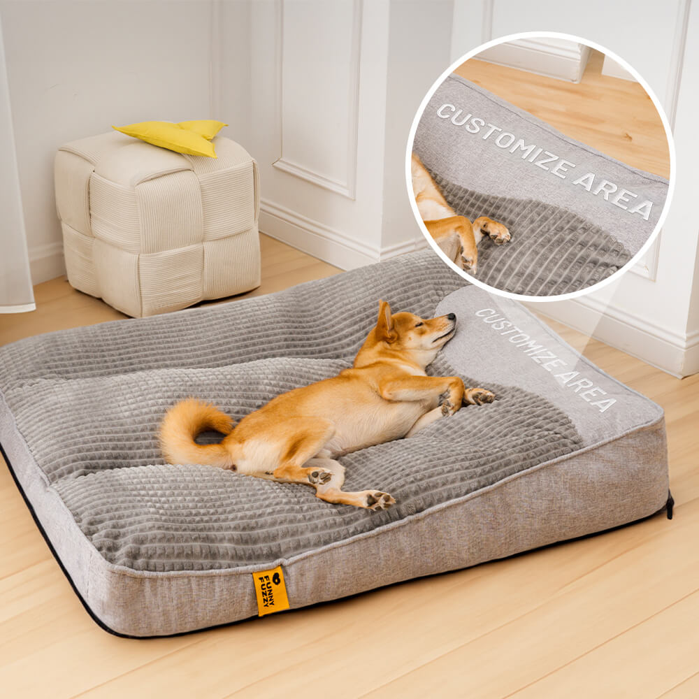 Dog Bed | Large and Scratch-Resistant Dog Cushion with Orthopedic Support