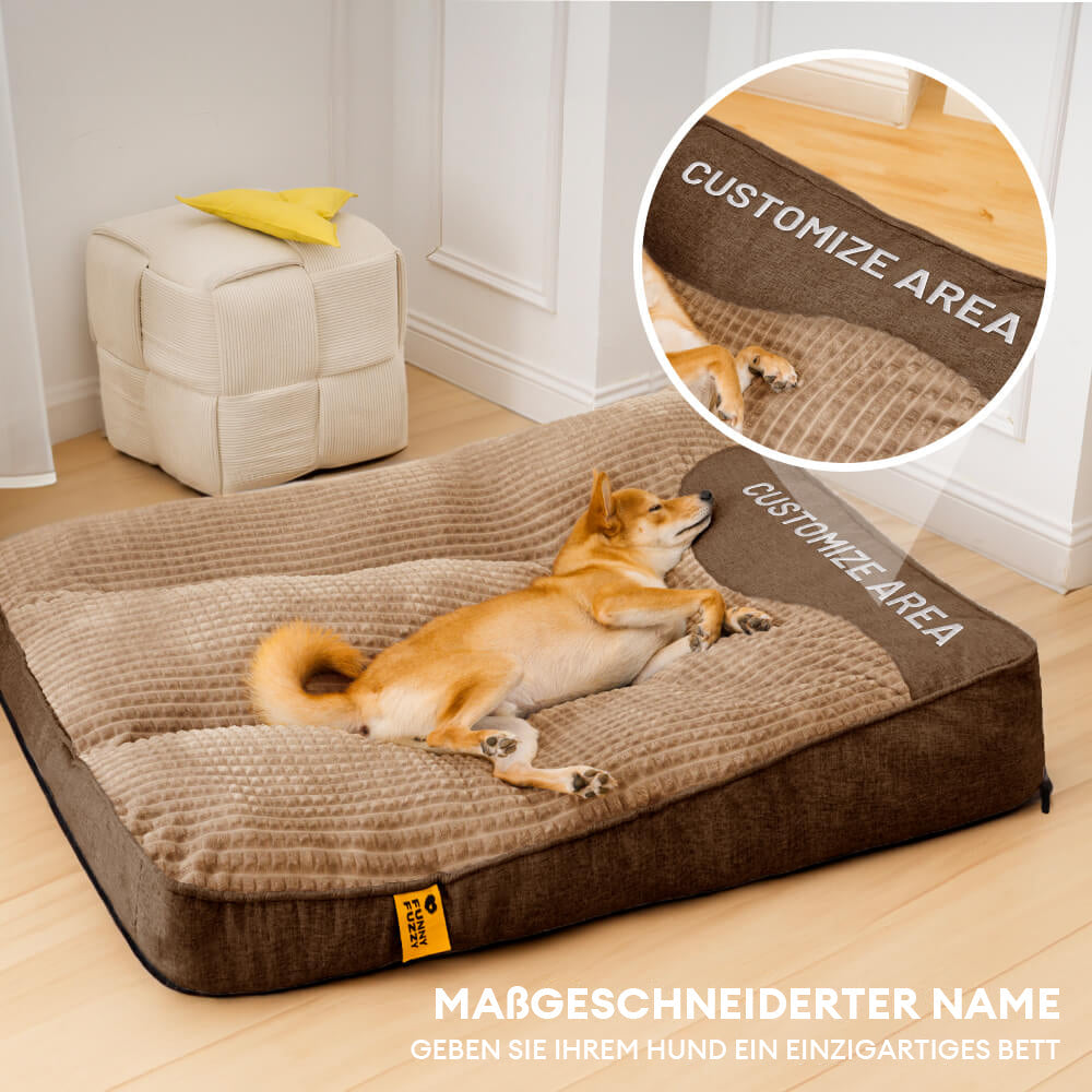 Dog Bed | Large and Scratch-Resistant Dog Cushion with Orthopedic Support