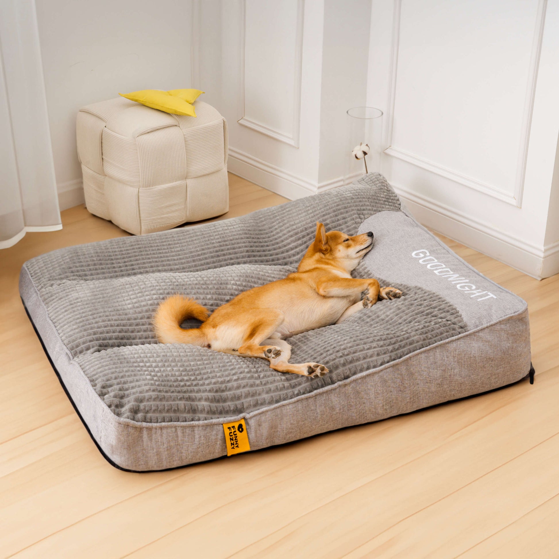 Dog Bed | Large and Scratch-Resistant Dog Cushion with Orthopedic Support