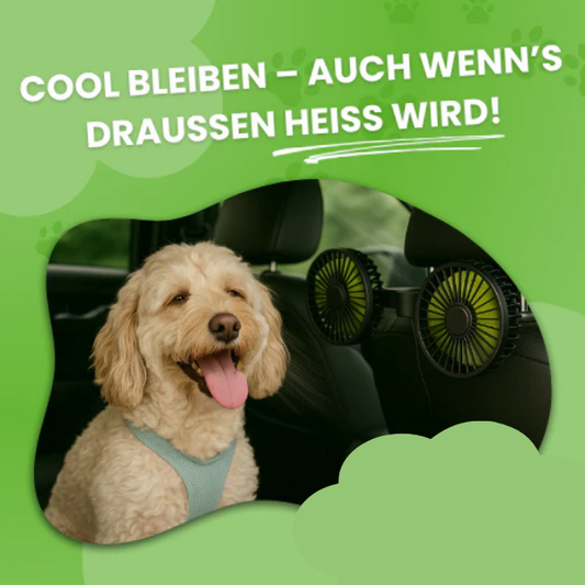 Dog Car Fan – USB with Dual Fan