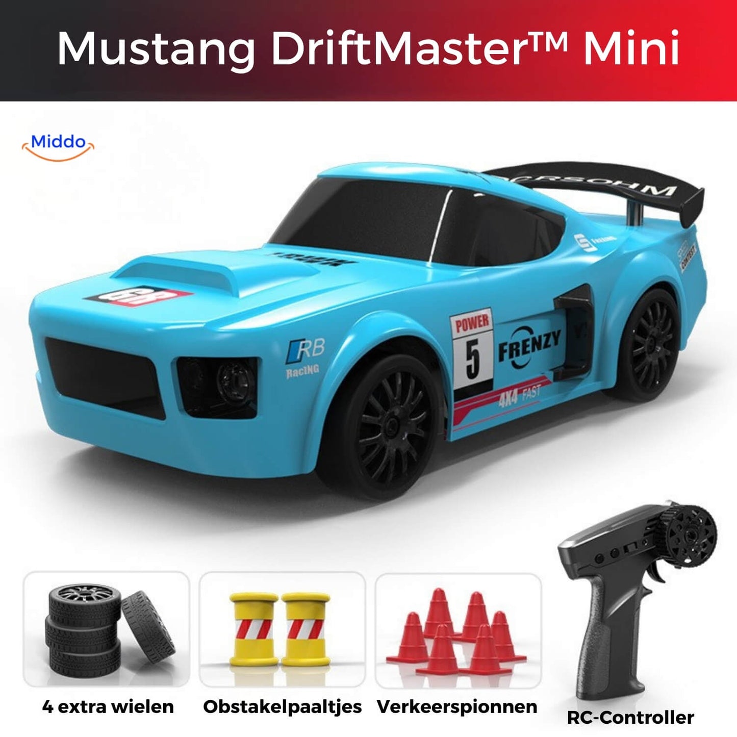 DriftMaster™ GTR | 4WD Drift RC Car, Fast Charging Function & Action!