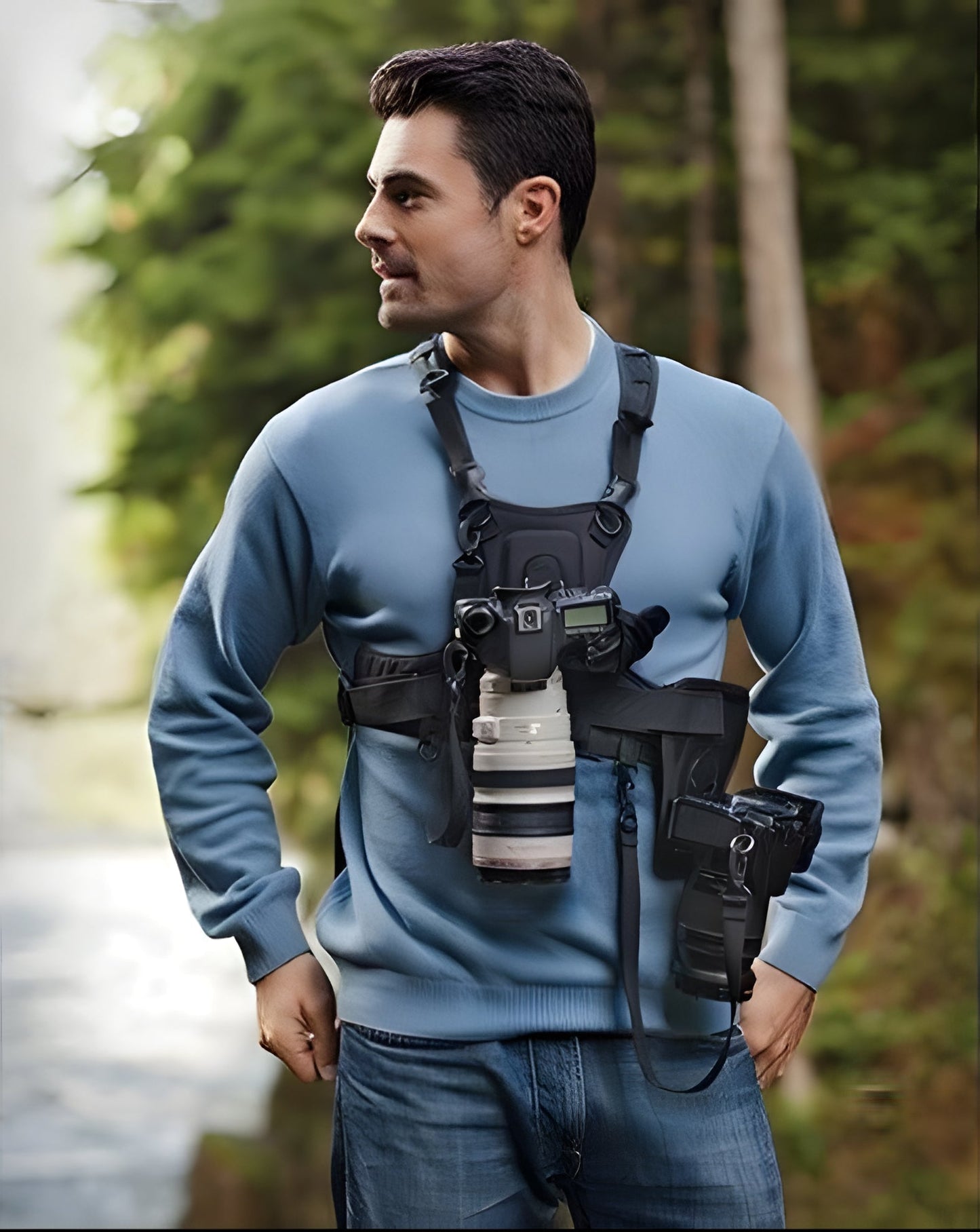 Dual Camera Harness - Quick-Access Design, Lightweight & Breathable Comfort