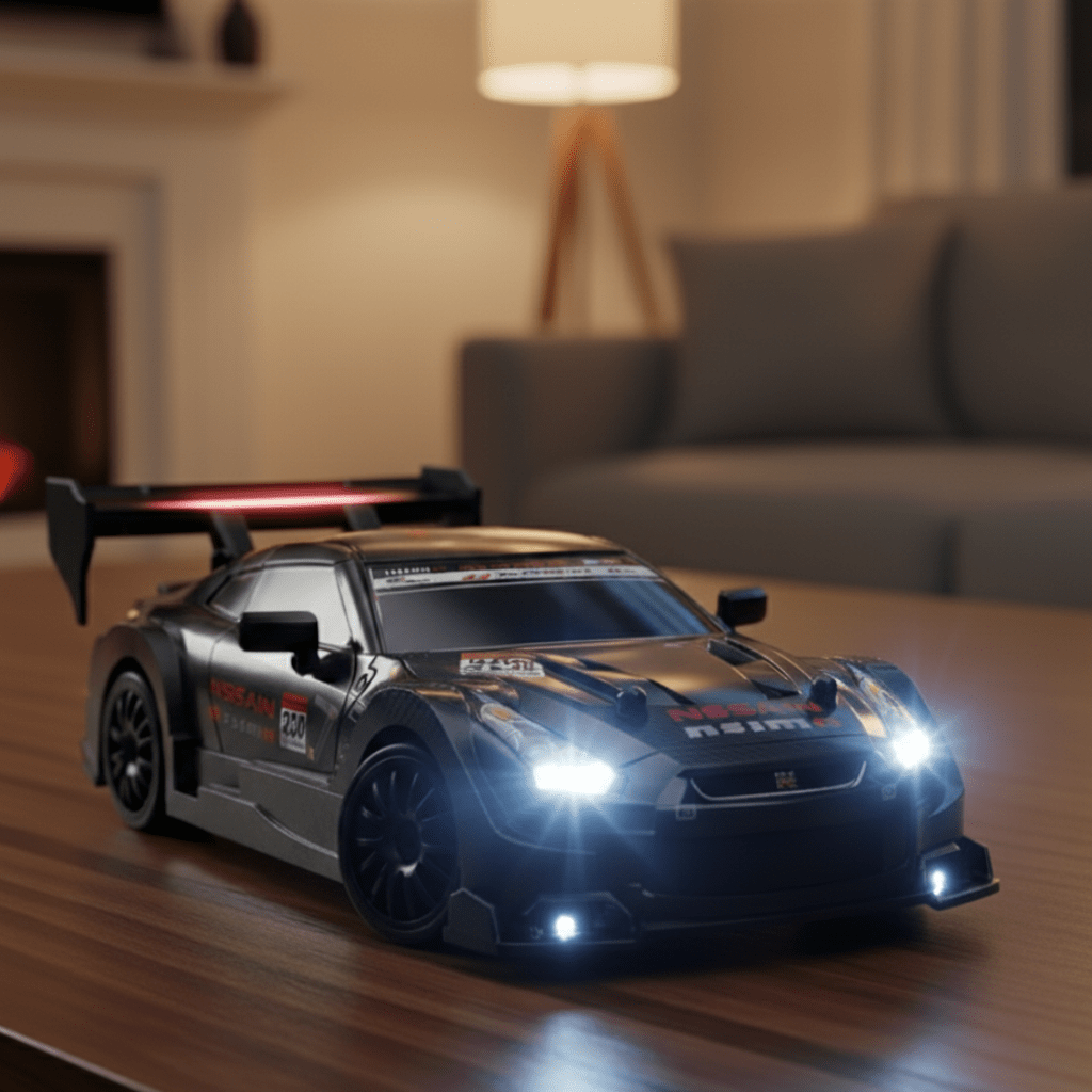 Dynamic Remote Control Car 4WD for Drifting with Replaceable Tires – Off-Road Car with Remote Control 21 x 9 x 6 cm
