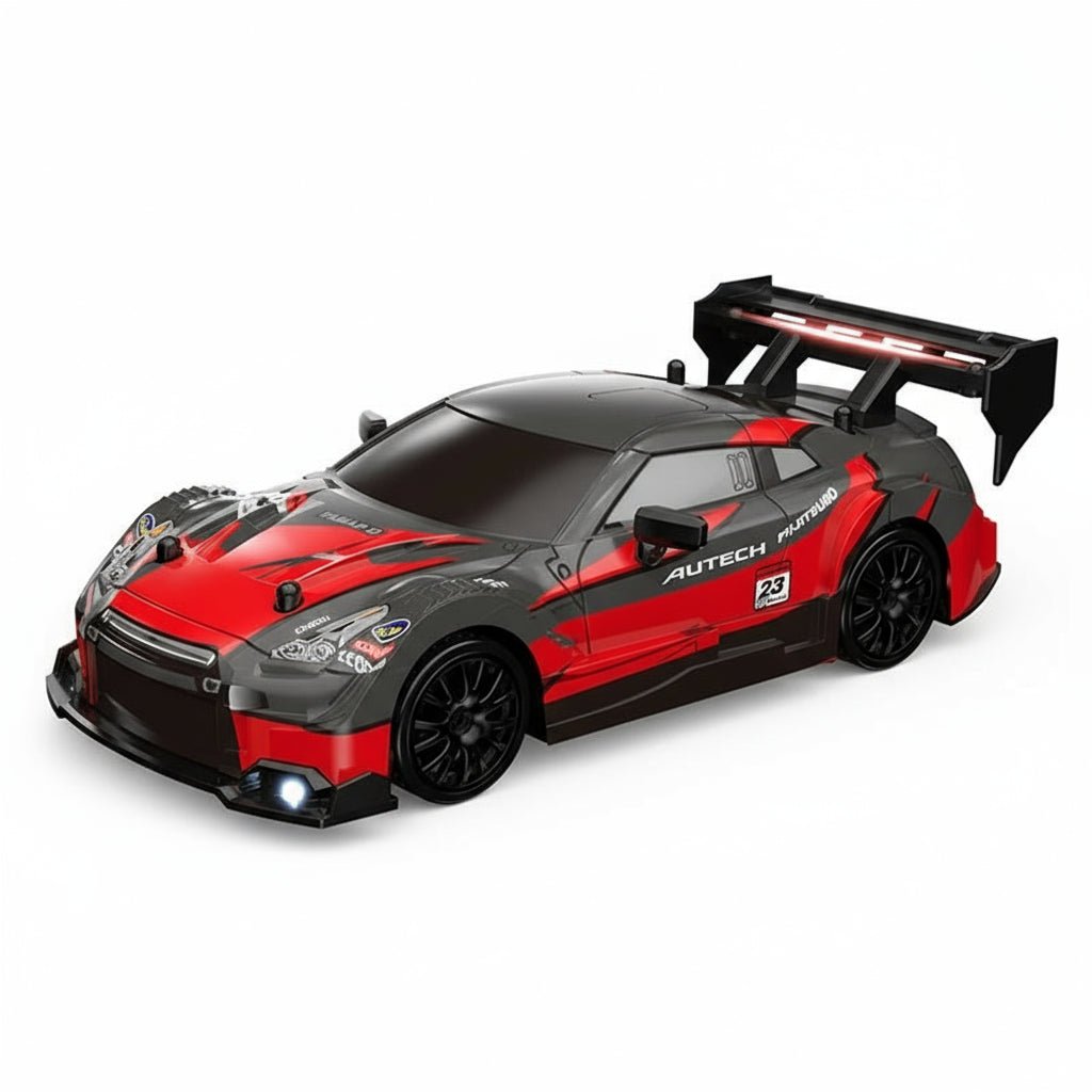 Dynamic Remote Control Car 4WD for Drifting with Replaceable Tires – Off-Road Car with Remote Control 21 x 9 x 6 cm