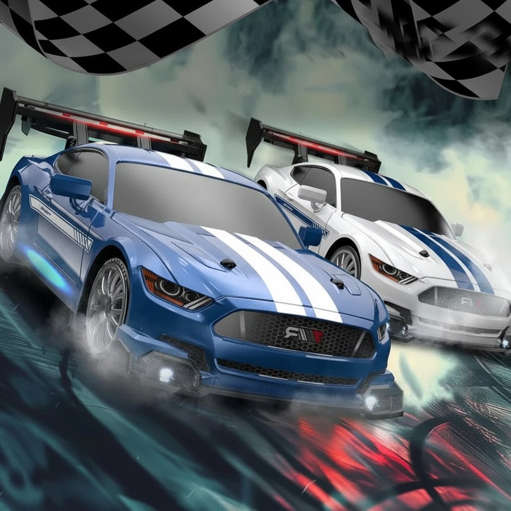 Dynamic Remote Control Car 4WD for Drifting with Replaceable Tires – Off-Road Car with Remote Control 21 x 9 x 6 cm