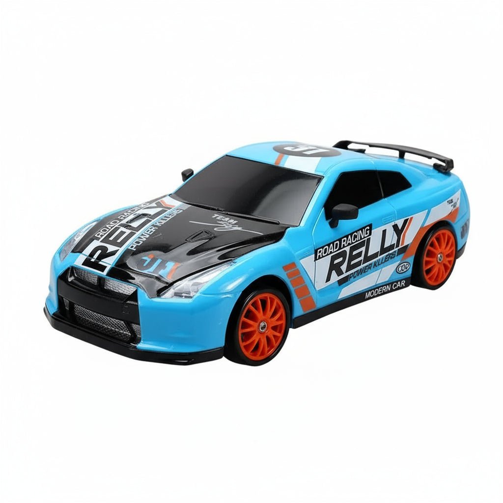 Dynamic Remote Control Car 4WD for Drifting with Replaceable Tires – Off-Road Car with Remote Control 21 x 9 x 6 cm