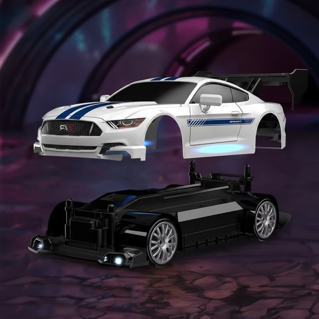 Dynamic Remote Control Car 4WD for Drifting with Replaceable Tires – Off-Road Car with Remote Control 21 x 9 x 6 cm