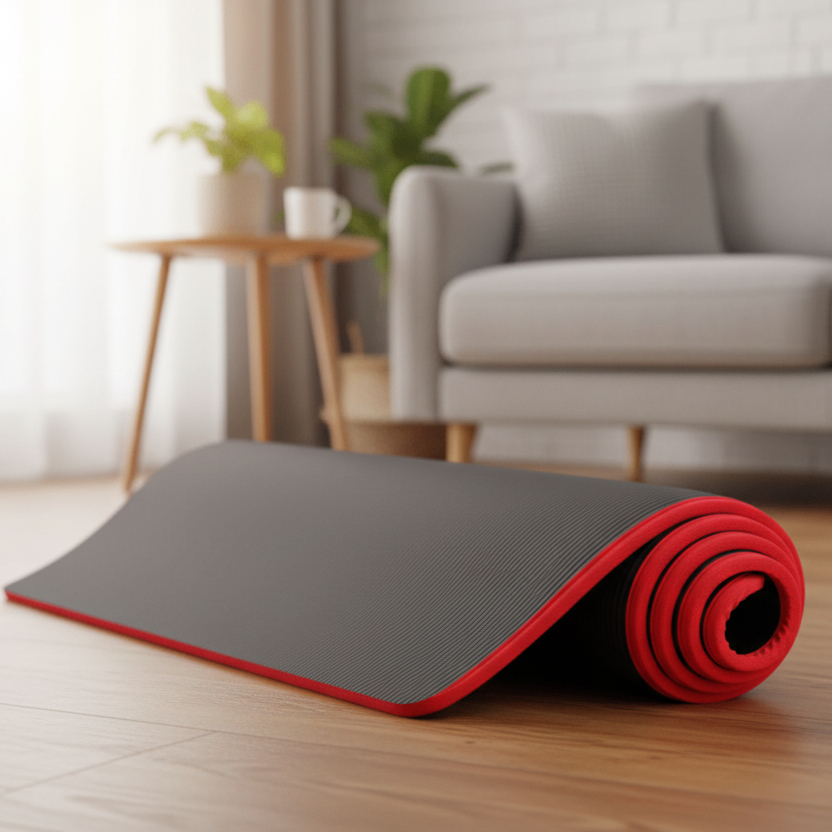 Eco-Friendly Non-Slip Yoga Mat – Very Thick Exercise Mat, Comfortable and Stable