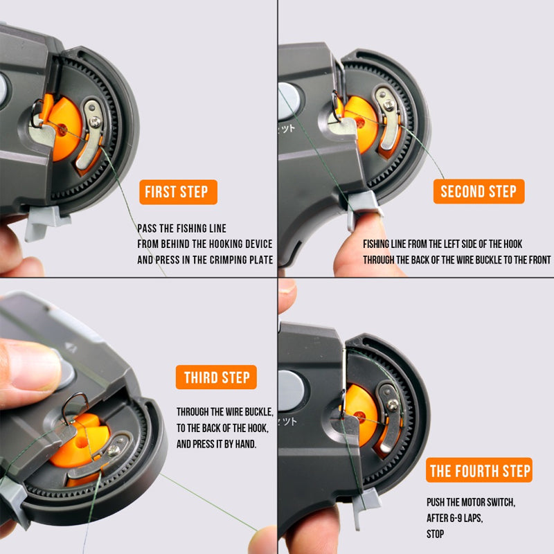 Electric Fishing Hook Tyer Tool
