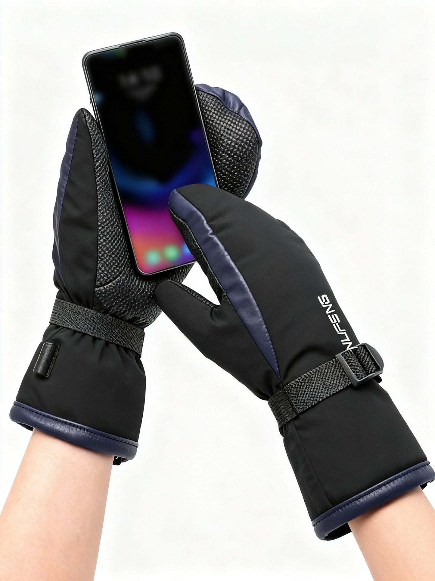 Electric Heated Mittens - Dual-Sided, 10,000 mAh USB Rechargeable, Waterproof Ski & Motorcycle