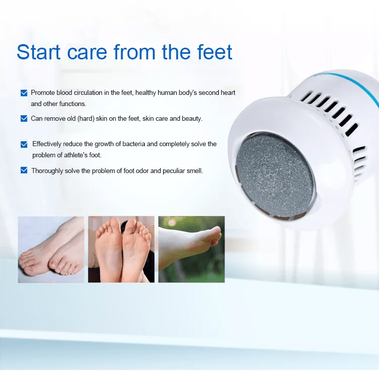 Electric Pedicure Foot File - Rechargeable via USB