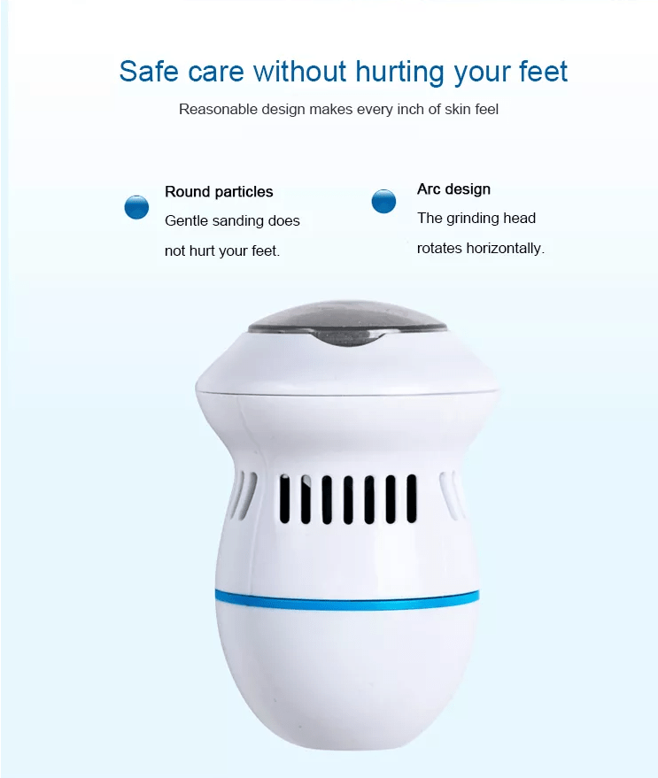 Electric Pedicure Foot File - Rechargeable via USB