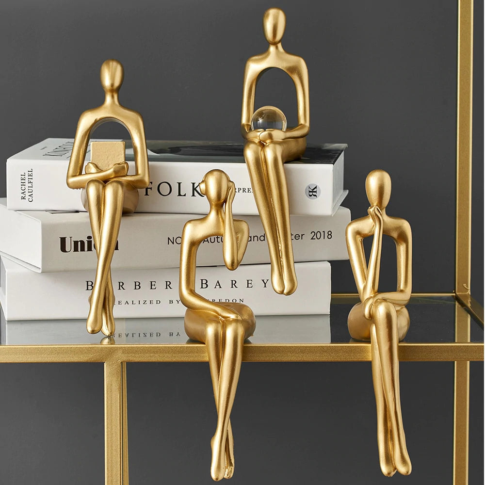 Elegant Abstract Figurines – Unique Works of Art for Interior Decoration – Modern Accessories that Give Your Space a Unique Character