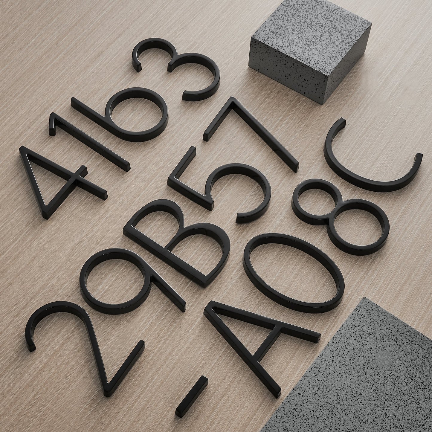 Elegant Modern Wall Address Sign Plaque