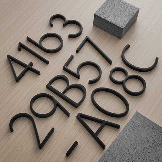 Elegant Modern Wall Address Sign Plaque