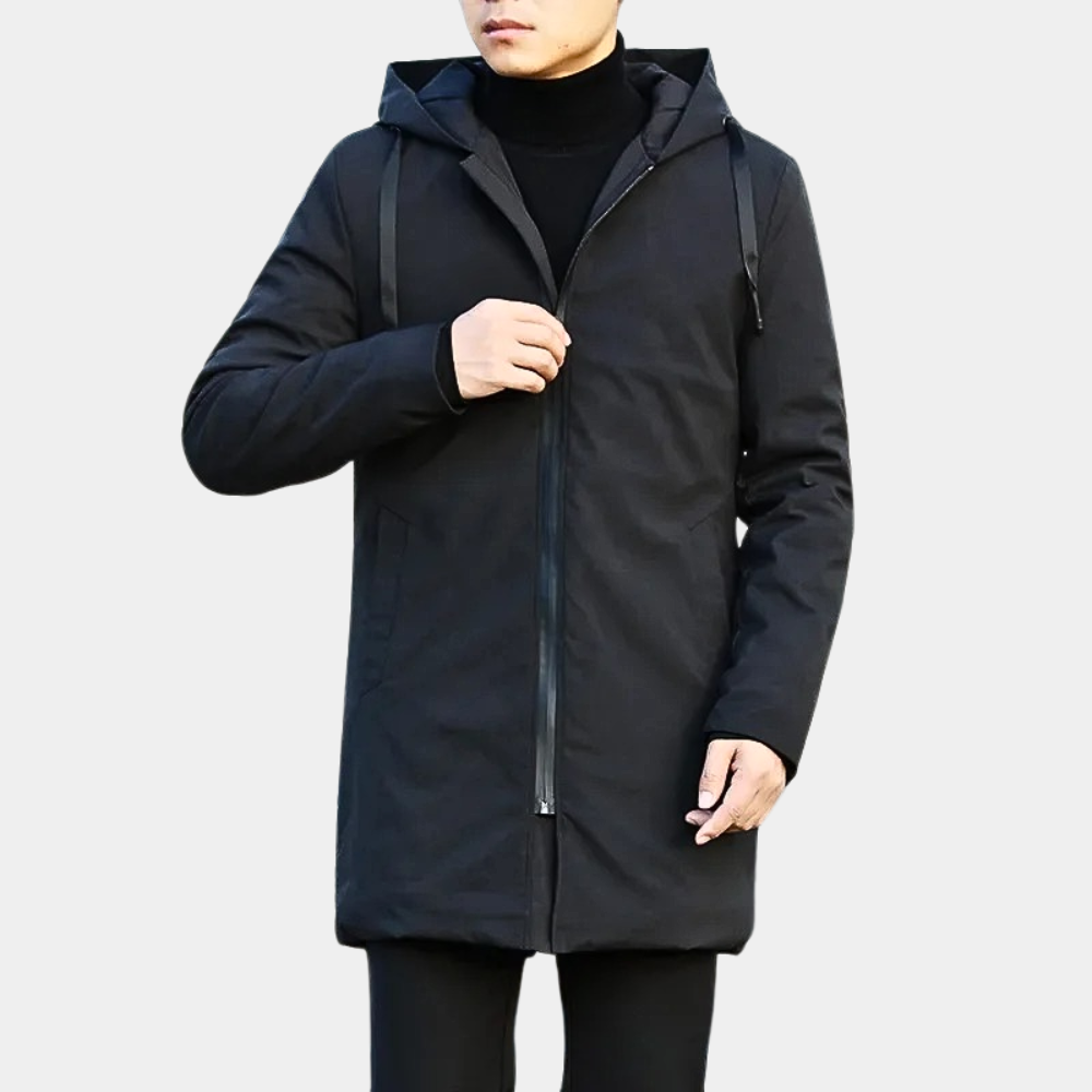 Image of Elijah | Men's Hooded Zip-Up Jacket