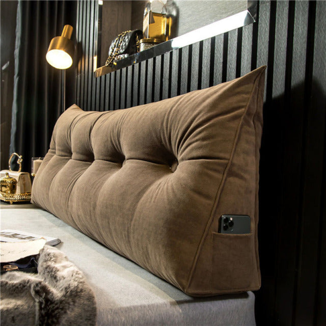 EliteComfort Luxury Wedge Pillow | Back-Friendly & Functional