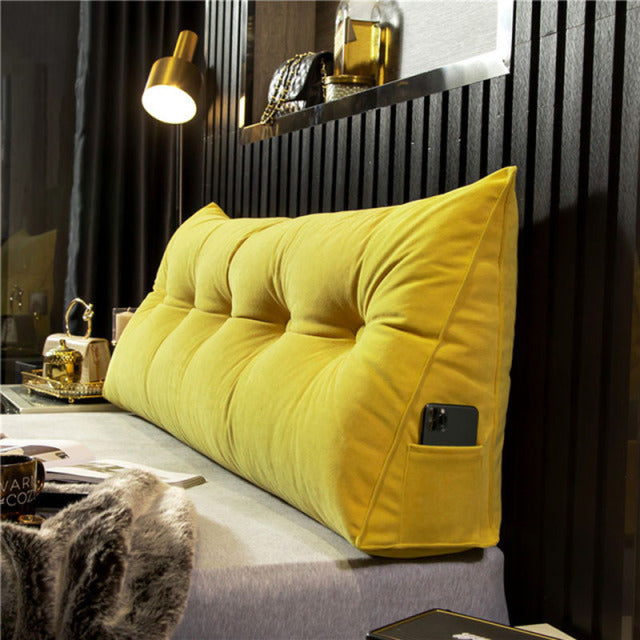 EliteComfort Luxury Wedge Pillow | Back-Friendly & Functional