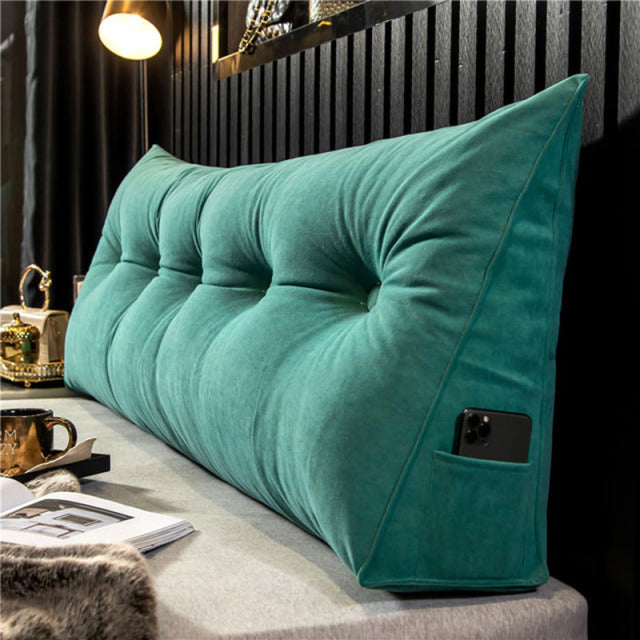 EliteComfort Luxury Wedge Pillow | Back-Friendly & Functional