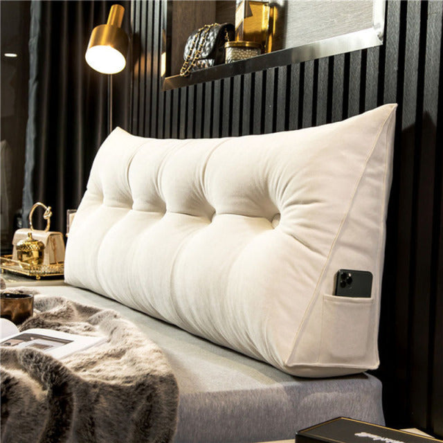 EliteComfort Luxury Wedge Pillow | Back-Friendly & Functional
