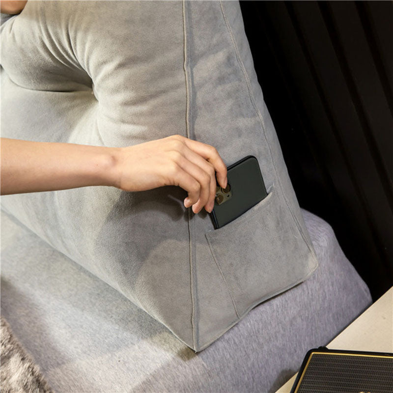 EliteComfort Luxury Wedge Pillow | Back-Friendly & Functional