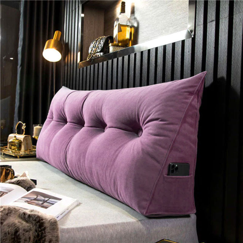 EliteComfort Luxury Wedge Pillow | Back-Friendly & Functional